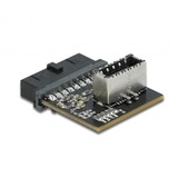 DeLOCK USB 3.0 Adapter Pin Header female to internal Key A female Zwart