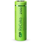 GP Batteries Oplaadbaar ReCyko AA Batterijen, NiMH 2100 mAh oplaadbare batterij 8 stuks, 1,2V