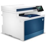 HP Color LaserJet Pro MFP 4302fdw all-in-one kleurenlaserprinter met faxfunctie Wit/blauw, Printen, kopiëren, scannen, fax, USB, LAN, WLAN