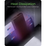 ICY BOX IB-1920M-C42 externe behuizing Zwart, Passieve koeling