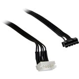 Inter-Tech Argus RGB Fan Set RS-14 case fans Zwart, 3 stuks, 140 x 140 x 25 mm, PWM