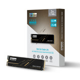 KLEVV CRAS C925G 1 TB SSD Zwart, MZ-V9P2T0BW, PCIe Gen 4.0 x4, NVMe 2.0
