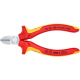 KNIPEX Zijsnijtang 70 06 125 kniptang Rood/geel