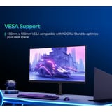 Koorui E2741A 27" 4K Ultra HD monitor Zwart, 1x DisplayPort, 2x HDMI