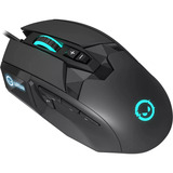 LORGAR Stricter 579 gaming muis Zwart, 400 - 12000 dpi, RGB, OLED Display