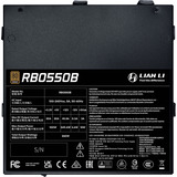 Lian Li RB 550B 550 watt voeding  Zwart, 1x PCIe, 1x PCIe