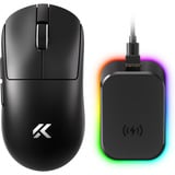 MCHOSE A7 V2 Ultra+ gaming muis Zwart, 42.000 DPI, 8K, 2.4 GHz / Bluetooth / USB-C