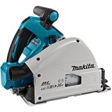 Makita 2x18 V Invalcirkelzaag 165 mm DSP600ZJ2 handcirkelzaag Accu en oplader niet inbegrepen, in Mbox, met geleiderail 1500 mm (1 st) en tas