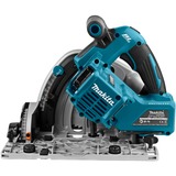 Makita 2x18 V Invalcirkelzaag 165 mm DSP600ZJ2 handcirkelzaag Accu en oplader niet inbegrepen, in Mbox, met geleiderail 1500 mm (1 st) en tas
