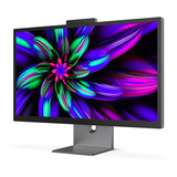 Philips Brilliance 27E3U7903 27" 5K UHD monitor Grijs, HDMI, Thunderbolt 4, USB, LAN, Webcam