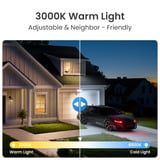 Reolink F751W Elite Floodlight WiFi beveiligingscamera Wit, UHD 4K, WiFi