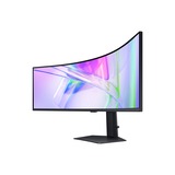 SAMSUNG ViewFinity S9 S95UC 49" Curved UltraWide monitor Zwart, 2x HDMI, DisplayPort, 3x USB-A, USB-B, USB-C, RJ-45