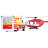 SIKU Super - Mercedes-Benz ambulance en helikopter Modelvoertuig 