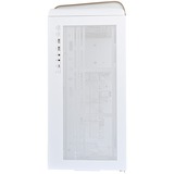 SilverStone SETA A2 midi tower behuizing Wit/roségoud | 2x USB-A | 1x USB-C | Tempered Glass