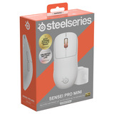 SteelSeries Sensei Pro Mini gaming muis Wit, 100 - 42.000 DPI, 8K, UWB / 6 GHz