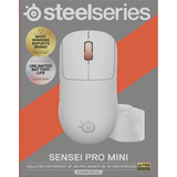 SteelSeries Sensei Pro Mini gaming muis Wit, 100 - 42.000 DPI, 8K, UWB / 6 GHz