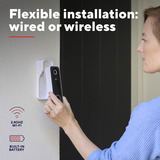 Trust DOORCAM-3000 Slimme WiFi deurbelcamera Wit/zwart, 2.4 GHz wifi