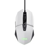 Trust GXT 109W Felox verlichte gaming muis Wit, RGB | 200 - 6400 dpi