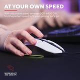 Trust GXT 109W Felox verlichte gaming muis Wit, RGB | 200 - 6400 dpi