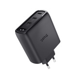 Trust Maxo USB-C GaN Oplader 65W  Zwart, Power Delivery, 3x USB-C, 1x USB-A