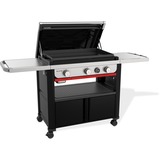 Weber SLATE GPD Premium Stand-up Griddle 76 cm Plancha gasbarbecue Zwart, 3 branders | opklapbare zijtafels | kastruimte | 260 °C en hoger