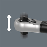 Wera Click-Torque Lock A 3 R/L draaimomentsleutel Zwart/groen, Instelbaar, Torque Lock functie, doorsteekvierkant (1/2"), rechtsom en linksom vastdraaien, 40-200 Nm