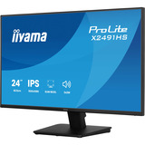 iiyama ProLite X2491HS-B1 23.8" monitor Zwart, 120 Hz, HDMI, DisplayPort, Audio