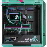 ALTERNATE Hatsune Miku Ryzen 7 - RTX 5080 Gaming pc Powered by ASUS Turquoise/roze | R7 9800X3D | RTX 5080 | 64 GB | 2 TB SSD