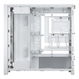 Corsair FRAME 5000D WOOD RS midi tower behuizing Wit/houtkleur | 3x USB-C | Tempered Glass