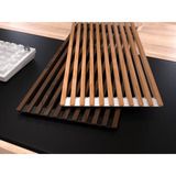 Corsair FRAME 5000D WOOD RS midi tower behuizing Wit/houtkleur | 3x USB-C | Tempered Glass