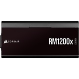Corsair RM1200x Shift 1200W voeding  Zwart, 1x 12VHPWR, 8x 6+2-pin PCIe, Kabel-management