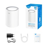 Cudy AX3000 2.5G Mesh Wi-Fi 6 System (1-Pack) mesh router Wit