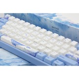 Ducky MIYA Pro sea melody, toetsenbord Lichtblauw/wit, US lay-out, Cherry MX Brown, MX Brown, US lay-out