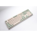 Ducky One 3 Matcha, toetsenbord Crème/groen, US lay-out, Cherry MX Brown, PBT Double Shot, hot swap