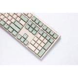 Ducky One 3 Matcha mechanisch toetsenbord Crème, US lay-out (QWERTY), Cherry MX Brown, 100%, PBT Double Shot, hot swap