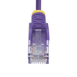  Dunne CAT6 Ethernet Kabel 2,5m Paars