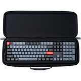 Keychron K5 Version 2 / K5 Pro / K5 Max / K5 SE aluminum frame Keyboard Carrying Case tas Zwart