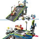 LEGO City - Snelle schans voor raceauto's Constructiespeelgoed 60460 | Autoracebaan voor raceauto's | Zeepkistenset