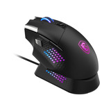 MSI VERSA PRO WIRELESS plus MOUSE DOCK PRO Zwart, 400 - 26.000 DPI, 2,4 GHz / Bluetooth / USB