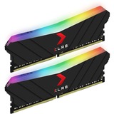 PNY 16 GB DDR4-3600 Kit werkgeheugen Zwart, MD16GK2D4360018XRGB, XLR8 Gaming EPIC-X RGB, XMP