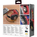 PowerA Switch Stereo Mario Kart over-ear gaming headset Zwart/rood