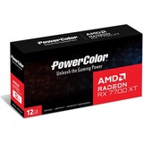 PowerColor Radeon RX 7700 XT 12GB GDDR6 grafische kaart 1x HDMI, 3x DisplayPort, RDNA 3