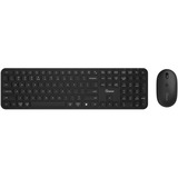 Qware Eastbourne draadloze combo desktopset Zwart, EU lay-out (QWERTY), Membraan, 100%, 800 - 1600 DPI, 2,4 GHz USB | Bluetooth