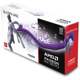 SAPPHIRE Radeon RX 9070 Pure OC grafische kaart Wit, 2x DisplayPort, 2x HDMI, RDNA4