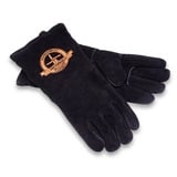 The Windmill Lederen BBQ Handschoenen Zwart, 1 maat, Runderleer