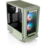 Thermaltake  midi tower behuizing Lichtgroen | 2x USB-A | 1x USB-C | RGB | Window