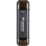 Transcend ESD310 Portable 1 TB externe SSD Zwart, USB-A 3.2 (10 Gbit/s) | USB-C 3.2 (10 Gbit/s)