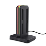 Trust GXT 1256 Laaddock voor Joy-Con 2 oplader Zwart, 4x USB-C, Nintendo Switch 2