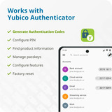 Yubico YubiKey 5 NFC security key Zwart, USB-A, NFC