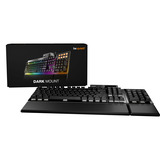 be quiet! Dark Mount Silent Linear RGB mechanisch gaming toetsenbord Zwart, US lay-out (QWERTY), be quiet! Silent Linear, 100%, ARGB, PBT double-shot Keycaps, Media Dock